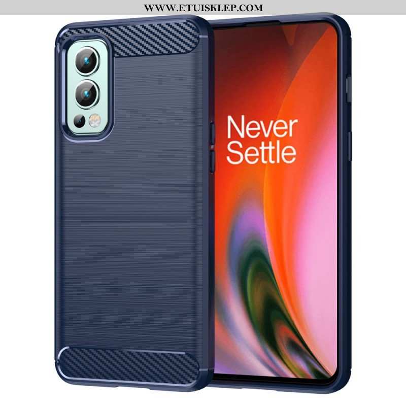 Futerały do OnePlus Nord 2 5G Szczotkowane Włókno Węglowe